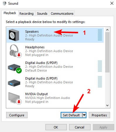 speakers-set-as-default