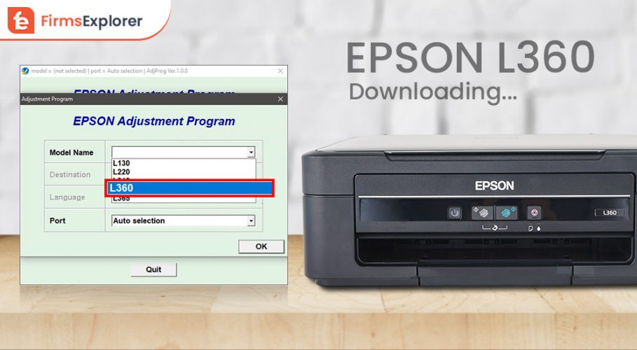 Epson L360 Resetter Tool Or Adjustment Program Download For Free