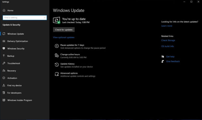 Check For Updates In Windows 11