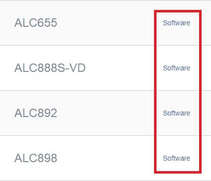 Click On Software In Front Of Different Codes According To Your System