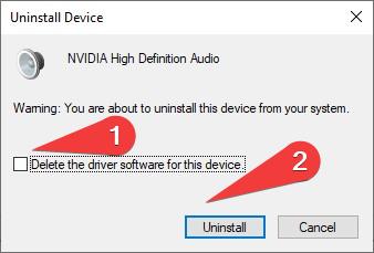 Delete The Driver Software For This Device
