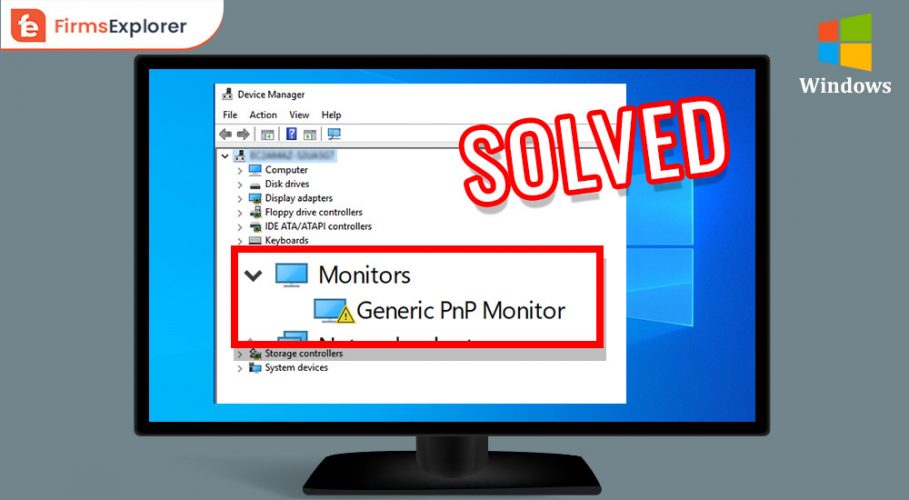 How to Fix Generic PnP Monitor problem on Windows 10