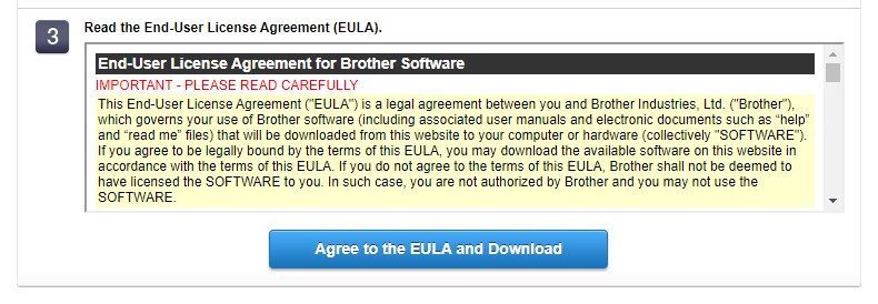 Click Agree to the Eula and Download