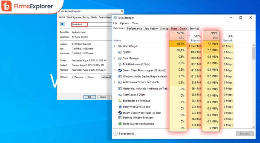 Ntoskrnl.exe High CPU or Disk Usage on Windows 10,11 and Older Version {FIXED}