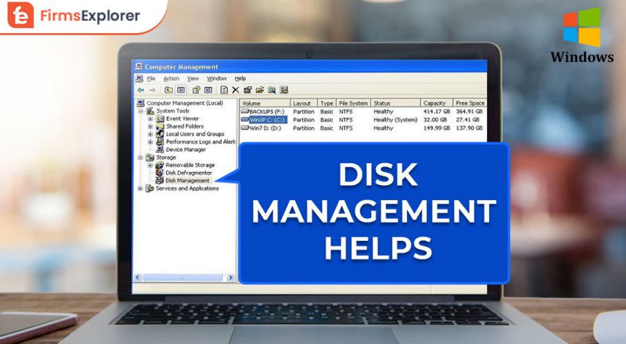 Free Windows 10 Disk Management Helps to Manage Partitions