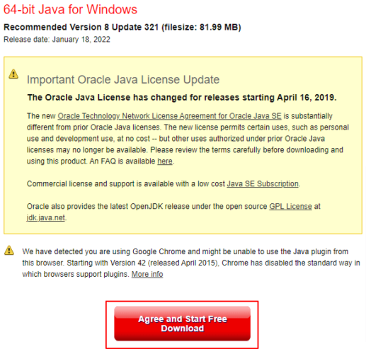 Click on Red Button to Download Java Files