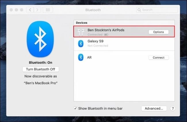 Delete Or Turn Off Bluetooth