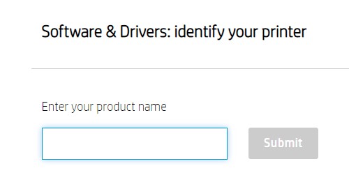 Enter your product name to download HP Driver