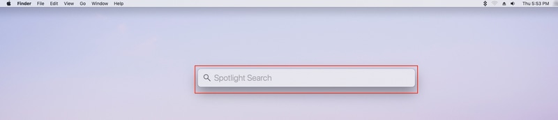 Type In Terminal In Spotlight Search