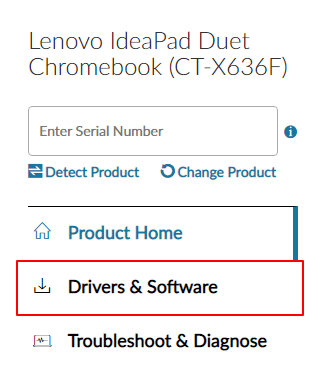 Drivers and Software