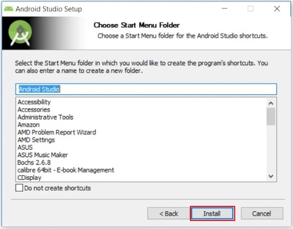 android studio Install