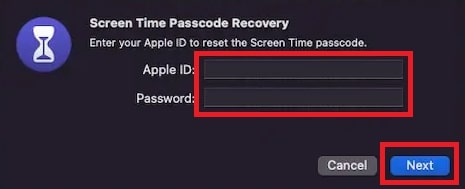 Enter Apple ID and Click Next 