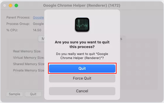 Quit option