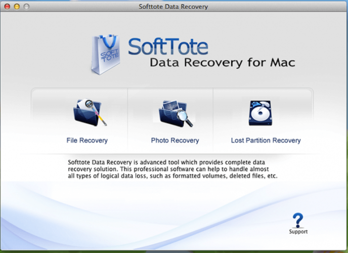 Softtote Data Recovery for mac