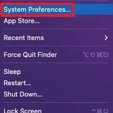 screen time passcode on Mac - system preferences