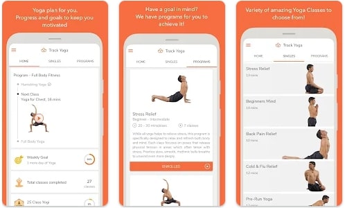 Track Yoga - Fee Yoga Fitness App