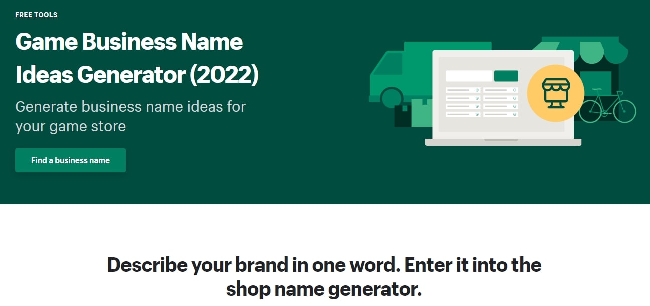 Shopify game name generator