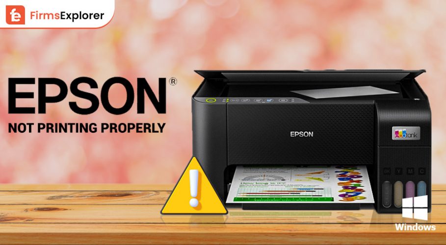 How To Fix Epson Printer Not Printing Properly On Windows PC