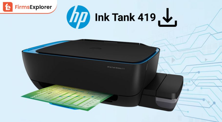 HP Ink Tank 419 Driver Download, Install, And Update For Windows 10,8,7