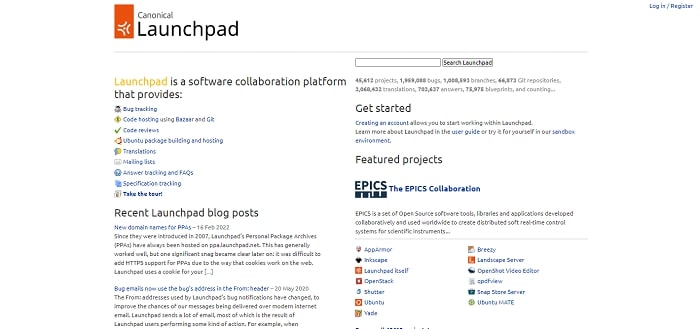 Launchpad - GitHub Alternatives