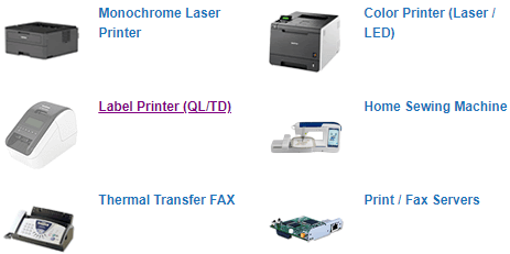 choose the Label printer option from the Product Category section